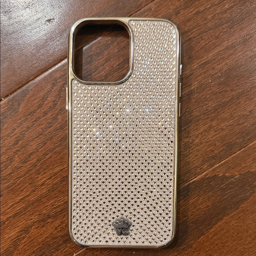 Velvet Caviar Silver Sparkle iPhone 16 Pro Max Case